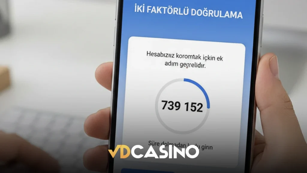 Vdcasino İki Faktörlü Doğrulama