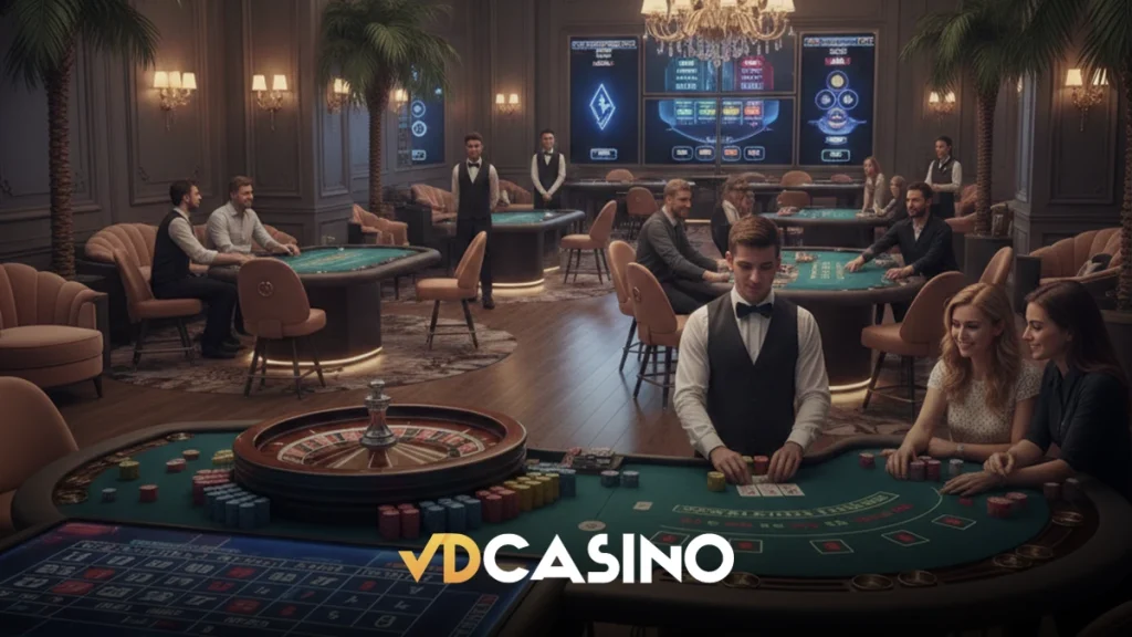 Vdcasino Canlı Casino Bölümü